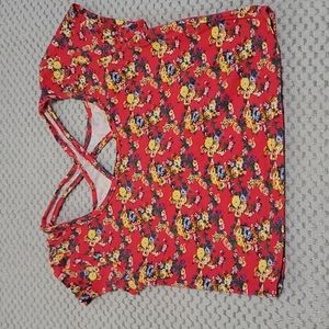 Floral crop top